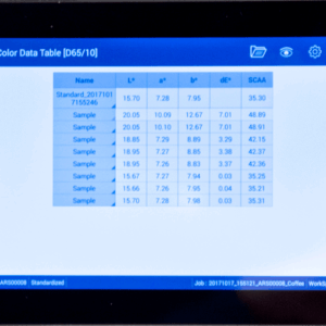 Display Aeros Spectrophotometer