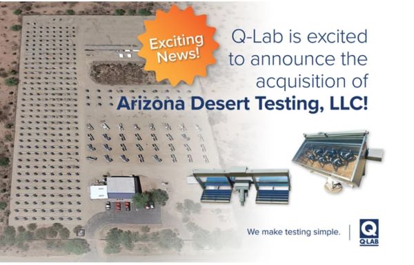 Q-LAB acquisition of Arizona Desert Testing
