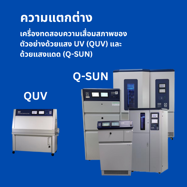 QUV﻿ กับ Q-SUN ต่างกันอย่างไร